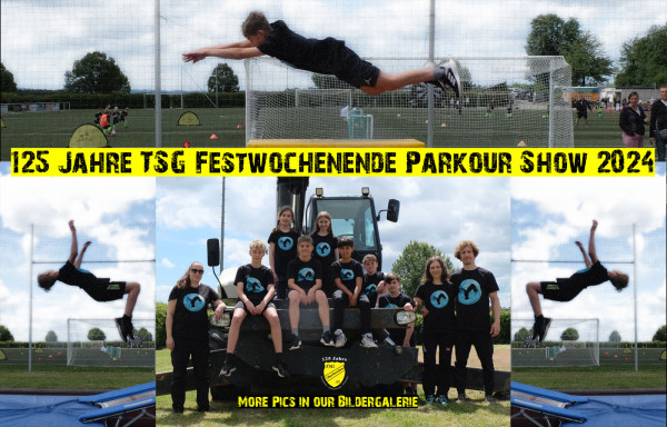 Parkour Show 2024 125 Jahre TSG Oberbrechen Festwochenende